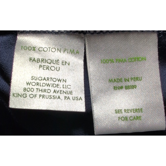 Lilly Pulitzer Juliet Navy Pima Cotton V Neck Preppy Coastal Mini Dress Medium - Picture 8 of 10